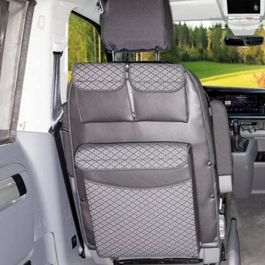 BRANDRUP Dos de siège conducteur 3 poches VW T5 T6 T6.1 - van aménagé, fourgon aménagé - quadratic