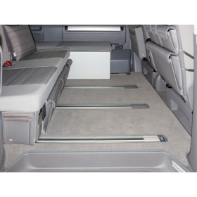 BRANDRUP Tapis arrière banquette 2 places | VW T6.1 California Beach Tapis arrière BRANDRUP pour VW T6.1 California Beach - van aménagé - gris palladium