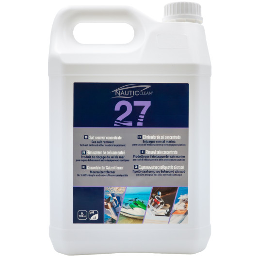 NAUTIC CLEAN 27 Éliminateur de sel - 5 Litres
