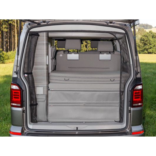 BRANDRUP Moustiquaire pour hayon arrière | VW T5 / T6 / T6.1 California Confort, Coast & Ocean