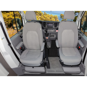 BRANDRUP Housses de siège avant Second Skin pour VW Grand California 600 & 680 - van aménagé, fourgon aménagé - H2R Equipements