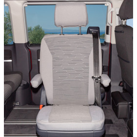 Housse de siège arrière pivotant BRANDRUP VW T6 / T6.1 California Confort, Coast & Ocean - van aménagé - H2R Equipements