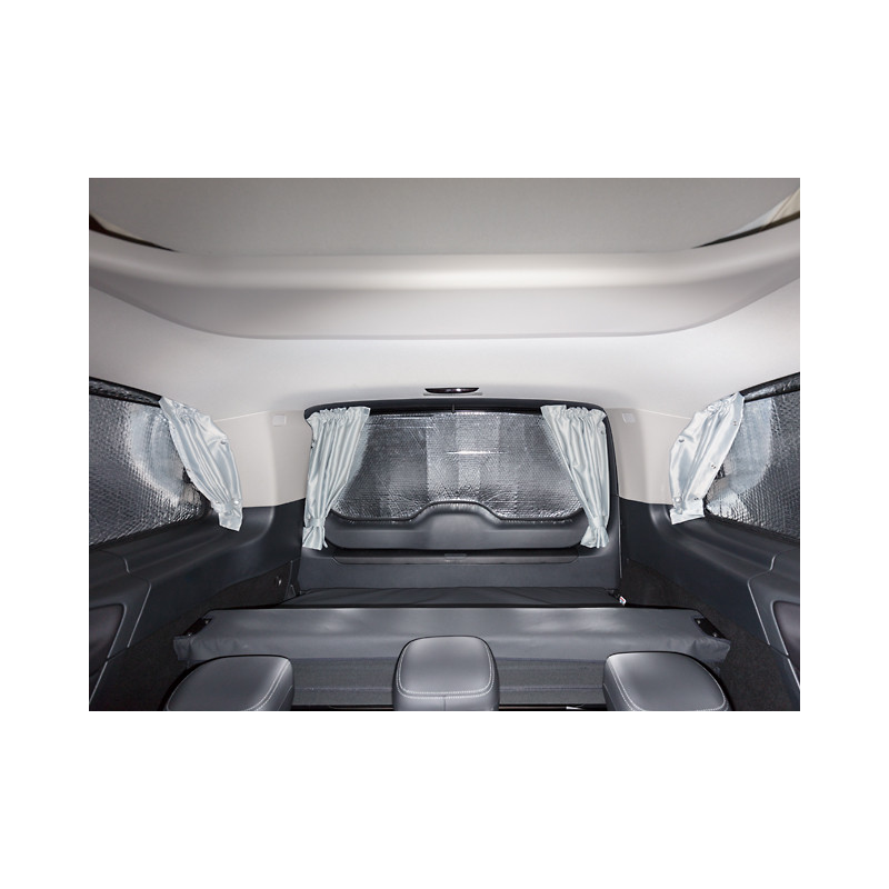 Rideaux De Porte Hayon Pour Mercedes EQV L1 L2 Protection Solaire Rouge