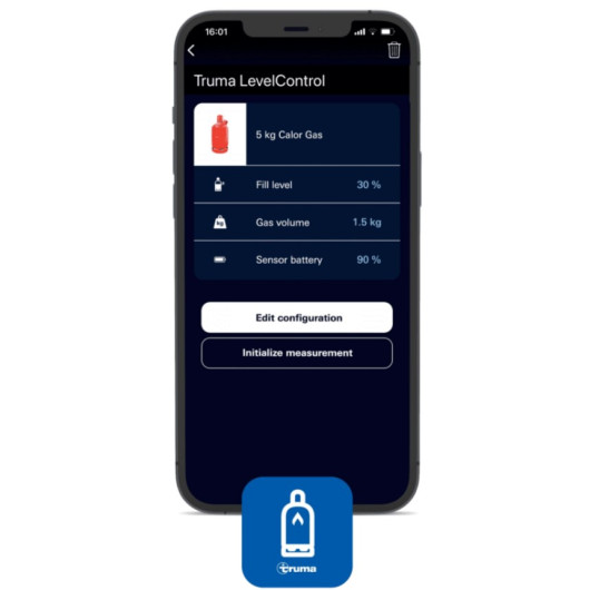 LevelControl TRUMA - détecteur niveau de bouteille de gaz camping-car & caravane - connectivité smartphone