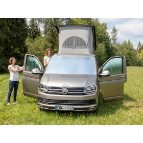 BRANDRUP Kit de rideaux isolants Outdoors Plus pour cabine conducteur du VW T6.1 - van aménagé - H2R Equipements