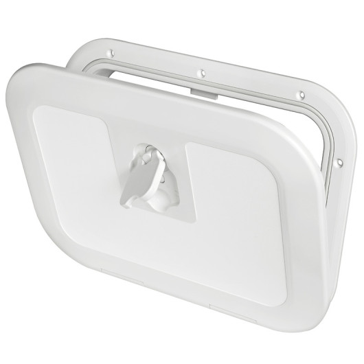 Trappe d'accès flush blanche Osculati | trappe étanche pour extérieur du bateau ou camping-car