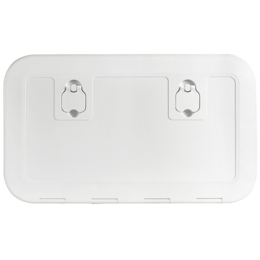 Trappe d'accès flush blanche Osculati | trappe étanche pour extérieur du bateau ou camping-car | 600 x 350 mm