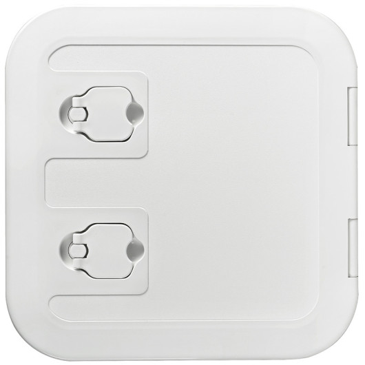 Trappe d'accès flush blanche Osculati | trappe étanche pour extérieur du bateau ou camping-car| 375 x 375 mm