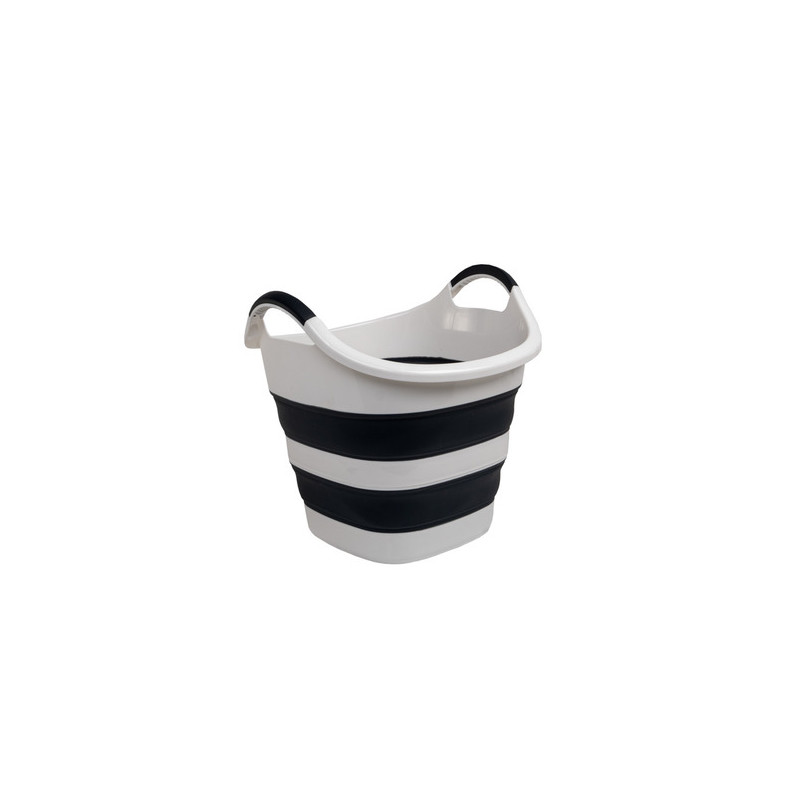 Seau Extérieur Pliable 10L, Bassine de Camping Pêche Pliante, Stockage