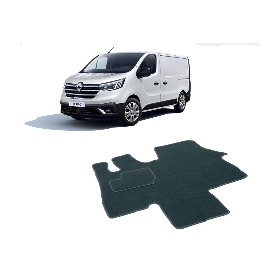 EA Tapis de cabine Luxe pour Renault Trafic 3 - van aménagé - H2R Equipements