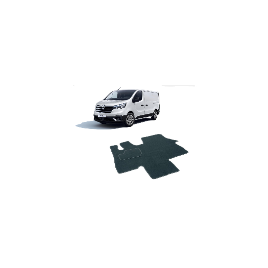 EA Tapis de cabine Luxe pour Renault Trafic 3 - van aménagé - H2R Equipements