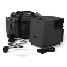 Chauffe-eau gaz instantané 12V avec pompe pour camping et van aménagé.