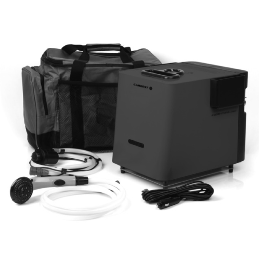 Chauffe-eau Carbest pour voyages nomades | au gaz en camping-car, can, caravane et carlife | pack complet