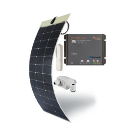 EM Kit panneau solaire souple PERC Flex 210 W haute puissance avec régulateur MPPT.