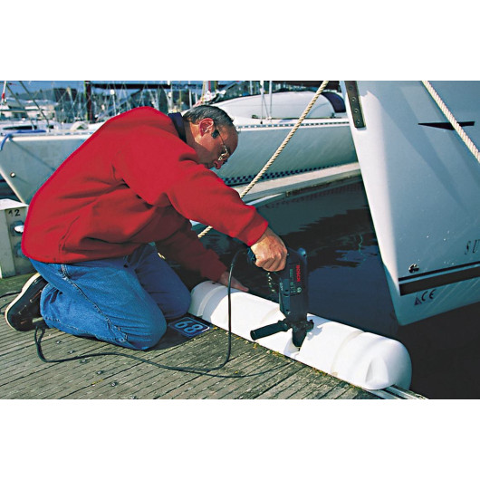 Bumper 3/4 ø25 x 90 cm gonflé PLASTIMO - Défense de ponton standard pour votre bateau - installation