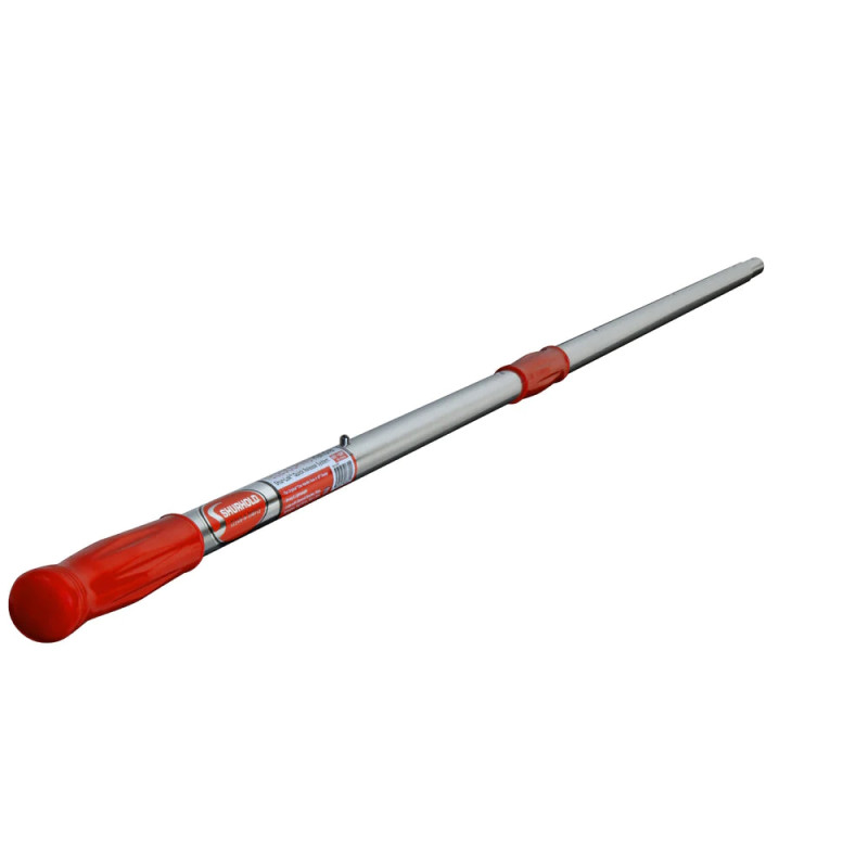 Lot De 2 Mâts Drapeau Anneaux Rotatifs 360° Télescopiques - Fixation Anti-Enroulement Aluminium
