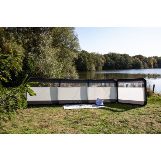 Hooge Air 480 REIMO - paravent à structure gonflable pour camping et camping-car - en place