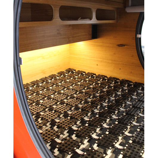 MODULOFLEX Kit de suspensions | H 47 mm - van aménagé, camping-car, bateau - vue installé