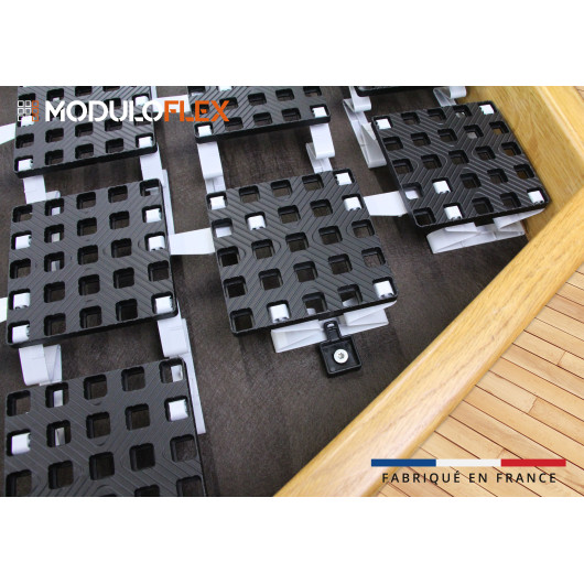 MODULOFLEX Kit de suspensions | H 47 mm - van aménagé, camping-car, bateau - montage sommier