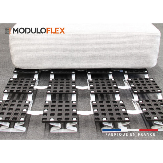 MODULOFLEX Kit extension plateaux & suspensions - van aménagé, bateau, camping-car - vue installé
