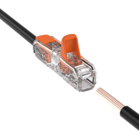 Connecteur a levier WAGO série 221 Inline câble section 0.2 à 4 mm² - Connectique & câble électrique pour bateau & fourgon