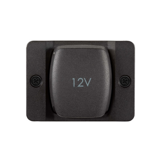 Flip Pro SCANSTRUT Prise allume cigare 12 V étanche | Prise 12 V pour bateau | De face fermé avec plaque pour visser