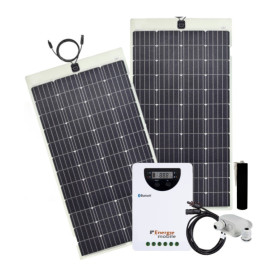 Kit panneau solaire + régulateur de camping-car & fourgons