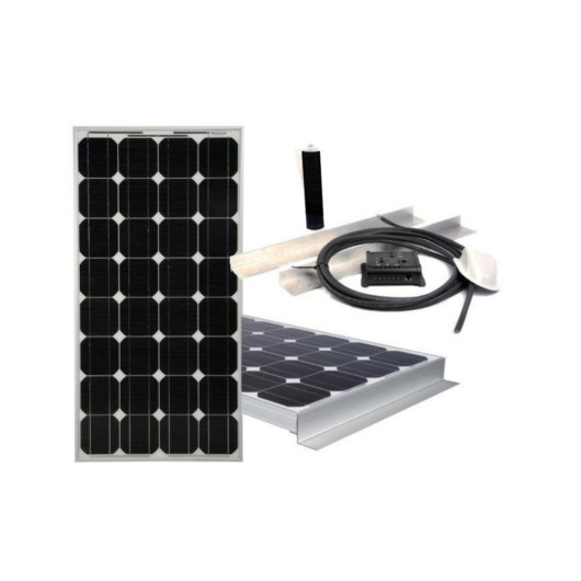 Kit panneau solaire PERC 200 W VECHLINE - pack solaire 12V haut rendement pour bateau et camping-car