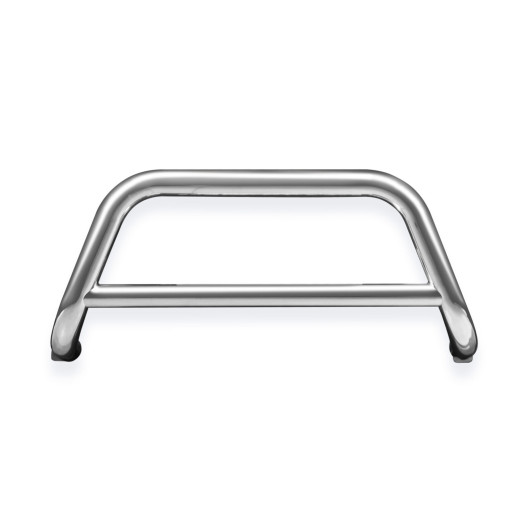 STEELER Pare-buffle avec barre transversale Transit Custom 1 phase 2 - protection pare choc avant fourgon - couleur alu