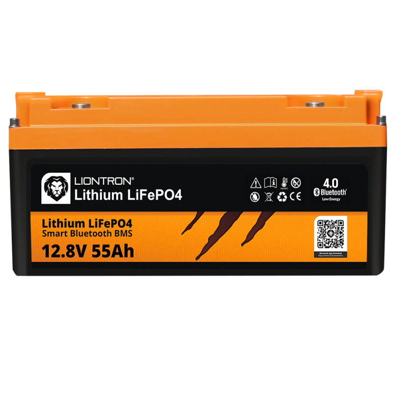 Batterie lithium 55 Ah 12V technologie Bluetooth - Batteries lithium ...