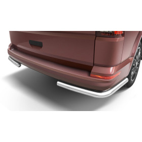 STEELER Plaque d'extrémité de pare-choc arrière VW T6.1 - personnalisation extérieure van aménagé - couleur alu