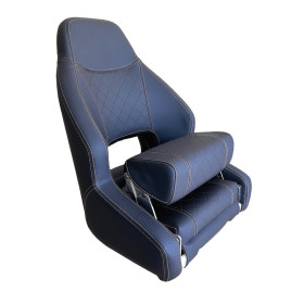 Siège assis/debout OSCULATI avec flip up RM52 bleu foncé - Siège & fauteuil pilote
