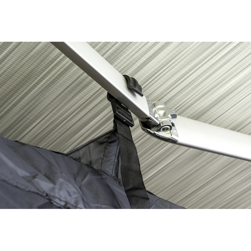 Barre Télescopique Universelle 136cm - Outil Multifonction Pour Voile Ombrage, Tente, Camping Et Bateau