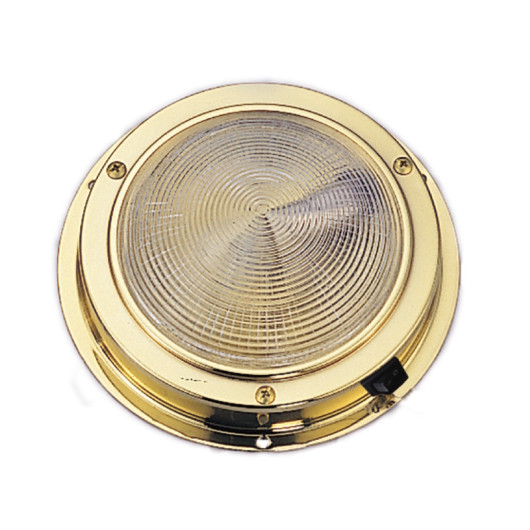 Plafonnier laiton LED en saillie ø 138 mm OSCULATI - Eclairage intérieur bateau