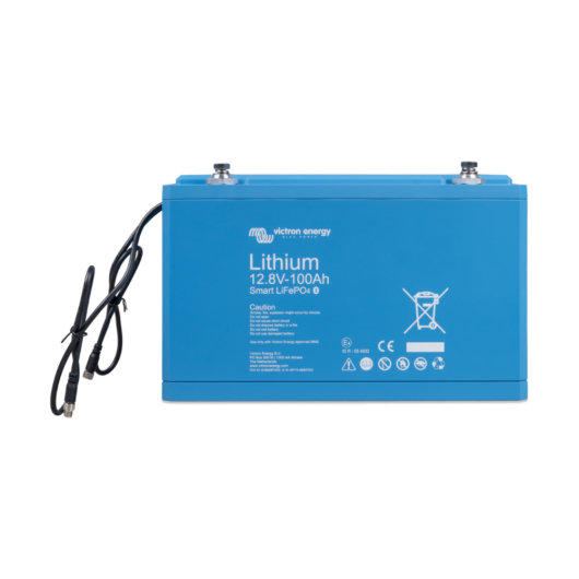 VICTRON Smart Batterie 12 V lithium sans BMS 100 Ah - Accu de servitude pour fourgon, camping-car et bateau