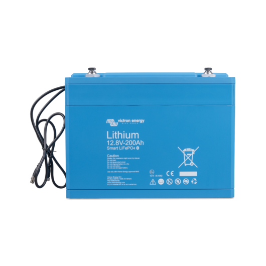 VICTRON Smart Batterie 12 V lithium sans BMS 200 Ah - Batterie de service pour fourgon, camping-car et bateau