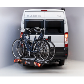 MEMO Bras pivotant Van-Swing Renault Trafic 2 & 3 - accessoire porte vélo et attelage van aménagé - bras dépliable