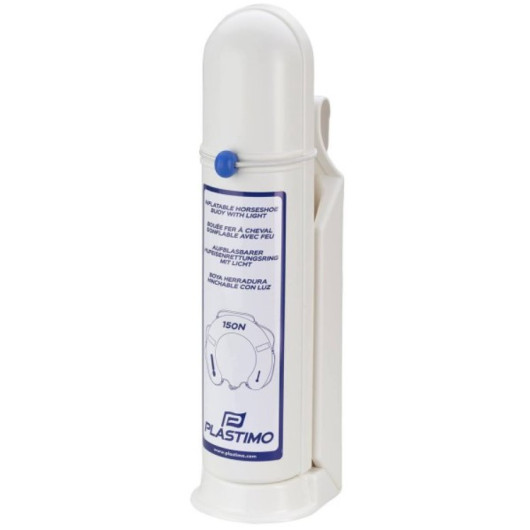 PLASTIMO Bouée fer à cheval gonflable blanche