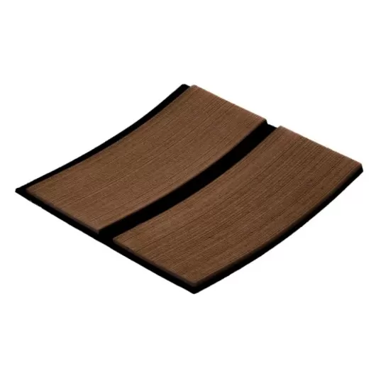 Antidérapant de pont autocollant VETUS en EVA imitation teck - Revêtement de pont - couleur teck foncé