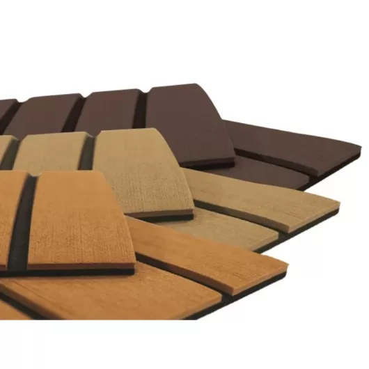 Antidérapant de pont autocollant VETUS en EVA imitation teck - Revêtement de pont