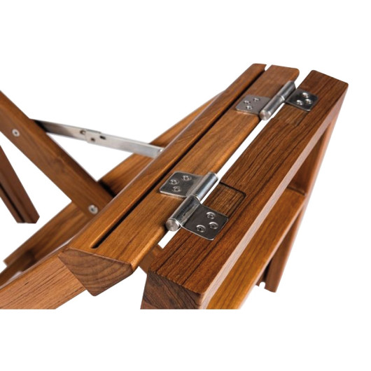 Fauteuil de pont ARC Marine The Edge luxe en teck - Chaise et fauteuil bateau - Charnière
