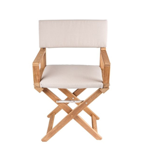 Fauteuil de pont ARC Marine The Edge luxe en teck - Chaise et fauteuil bateau - Sable