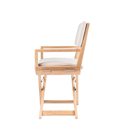 Fauteuil de pont ARC Marine The Edge luxe en teck - Chaise et fauteuil bateau - Sable