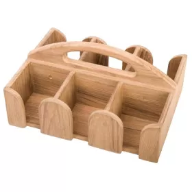 ARC Marine Porte gobelets teck Porte gobelets ARC Marine - Etagère, équipet & casier pour bateau ou van aménagé - 4 gobelets