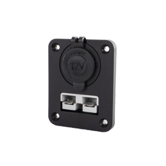 CARBEST Prise Anderson 50 A + Allume cigare 12 V - Accessoire fiche électrique pour fourgon, camping-car et bateau