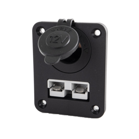 CARBEST Prise Anderson 50 A + Allume cigare 12 V - Accessoire fiche électrique pour fourgon, camping-car et bateau