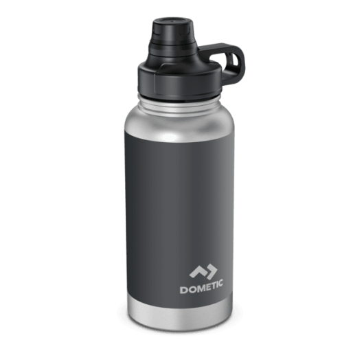 DOMETIC Gourde thermo 90 - bouteille isotherme pour camping et bivouac - couleur noire