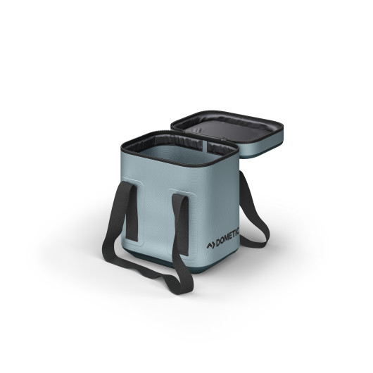 DOMETIC GO Soft Storage 10L - glacière souple pour camping - bleu glacier ouvert