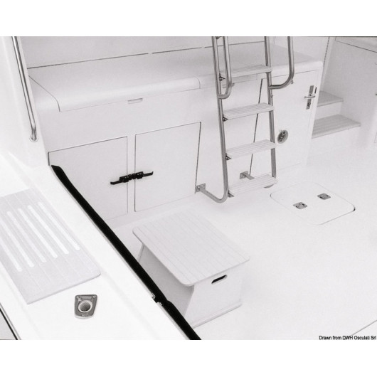Panneau polyéthylène blanc 80 x 120 cm King StarBoard