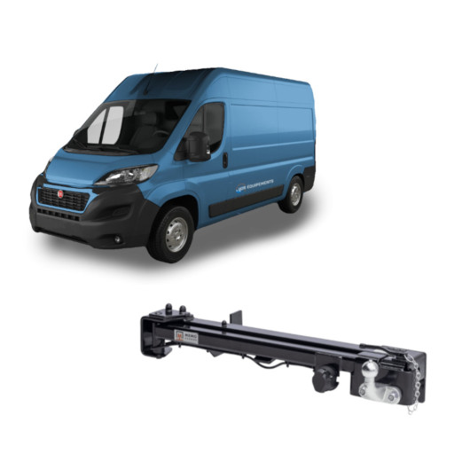 MEMO Bras pivotant Van-Swing Ducato X250 / X290 - porte vélo et attelage pour van aménagé